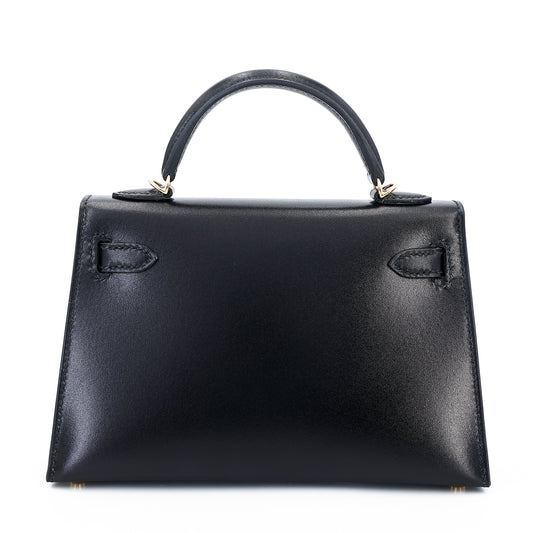 HERMÈS Mini Kelly II Black (89) (2020)