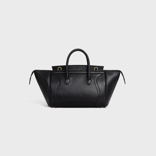 Celine SMALL NEW LUGGAGE IN SUPPLE SHINY LAMBSKIN 2025