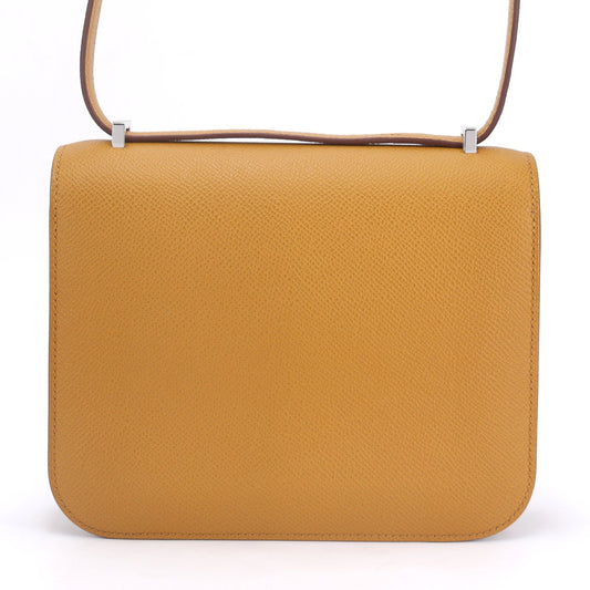 HERMÈS Constance Mini Sesame (2S) Noir (89) Epsom Enamel hardware W (2024)