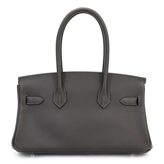 HERMÈS Birkin Shoulder Light 29 Vert Bronze Evercolor Palladium hardware K (2025)