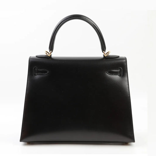 HERMÈS Kelly 25 Sellier Black (89) (2023)