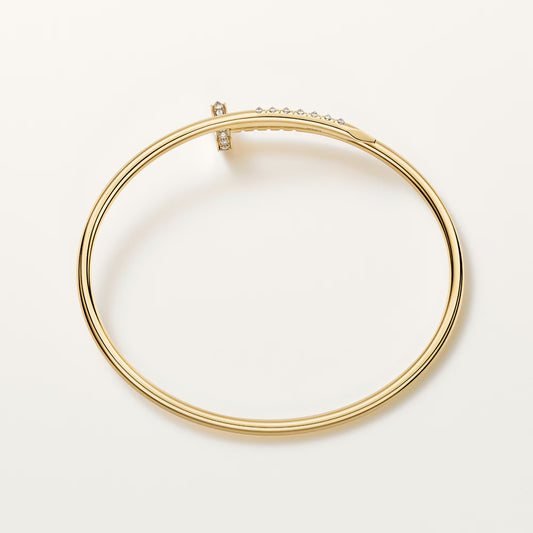Cartier Juste un Clou bracelet, small model, reverse-set diamonds 2025