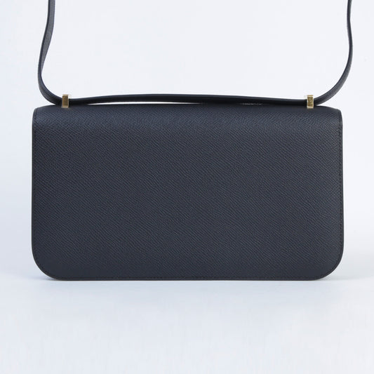 HERMÈS Constance Elan Noir (89) Epsom Gold hardware K (2025)