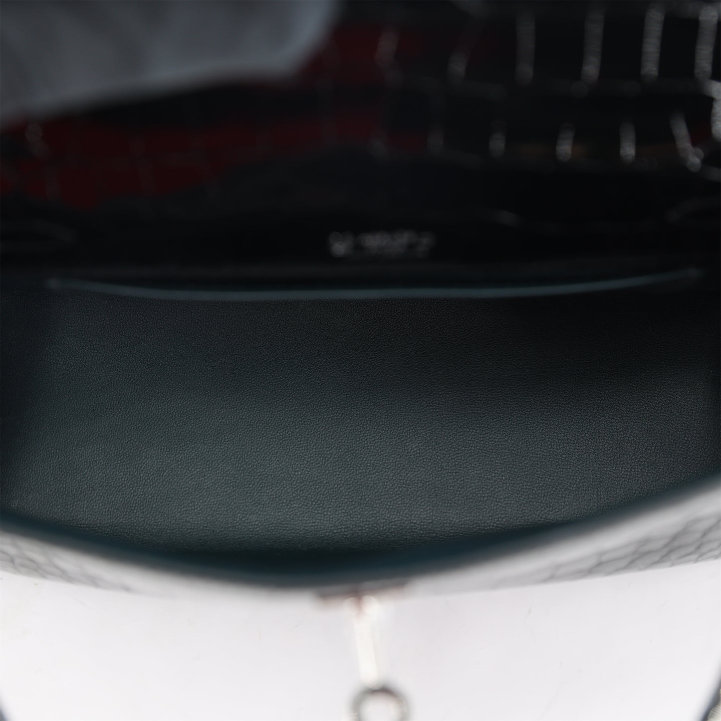 HERMÈS Special Order Kelly Pochette HSS Vert Rousseau (V0) Noir (89) Shiny Alligator Palladium hardware K (2025)