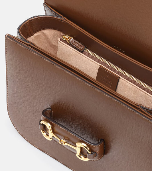 Gucci Gucci Horsebit 1955 leather shoulder bag 2025