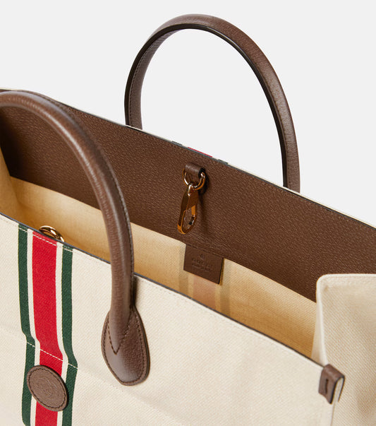 Gucci Large foldable linen tote bag 2025