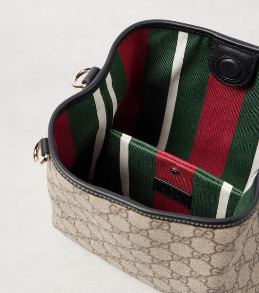 Gucci GG Emblem Mini coated canvas tote bag 2025