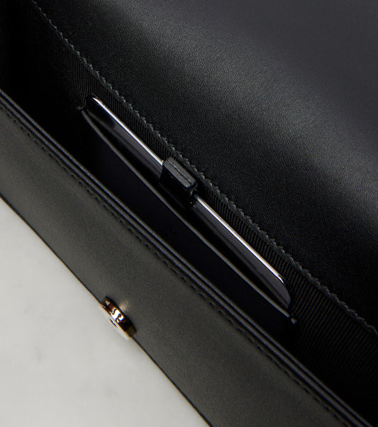 Gucci GG Crystal velvet wallet on chain 2025