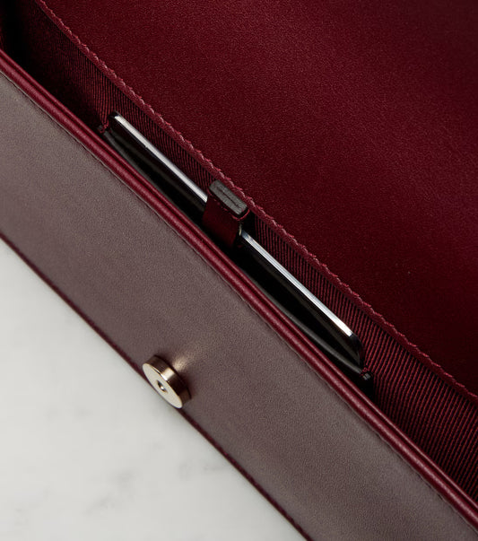 Gucci Gucci GG Crystal velvet wallet on chain 2025