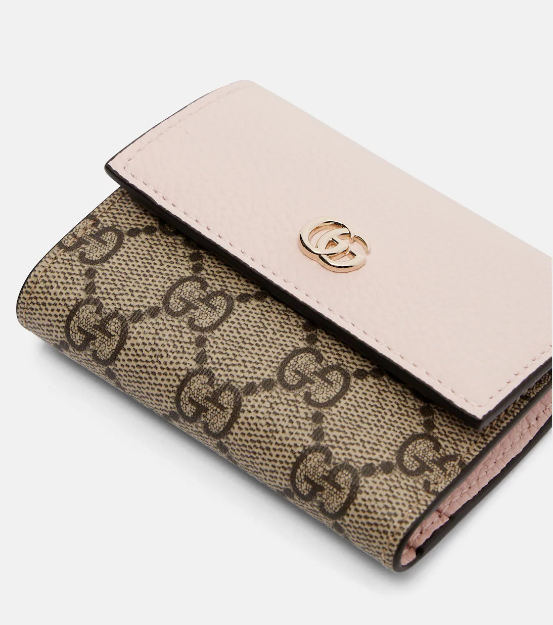 Gucci GG Marmont Mini leather-trimmed wallet 2025