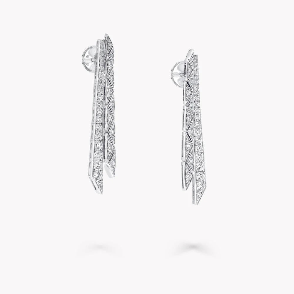 Laurence Graff Signature Faceted Double-Strand Earrings 2025