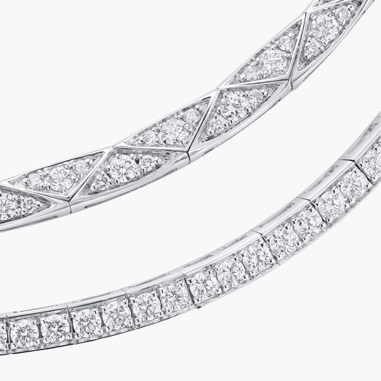 Laurence Graff Signature Faceted Double-Strand Chain Necklace 2025