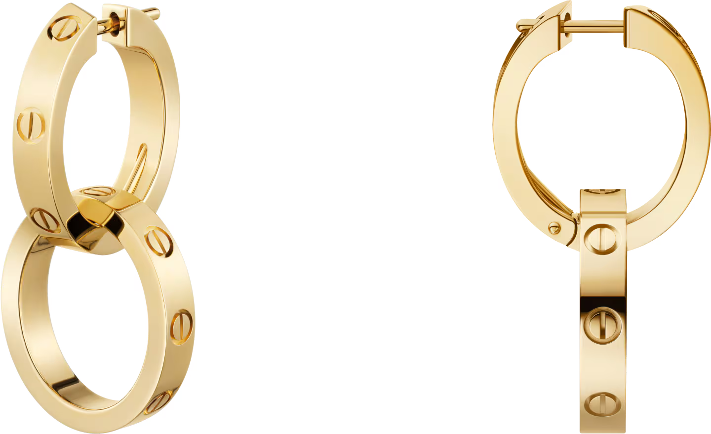 Cartier LOVE earrings, multiwear 2025