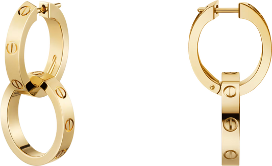 Cartier LOVE earrings, multiwear 2025