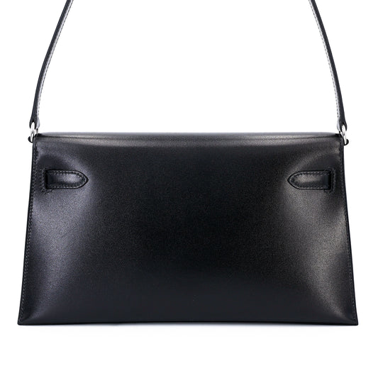 HERMÈS Kelly Elan Noir (89) Box-calf Palladium hardware K (2025)