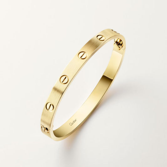 Cartier LOVE bracelet, classic model, brushed 2025