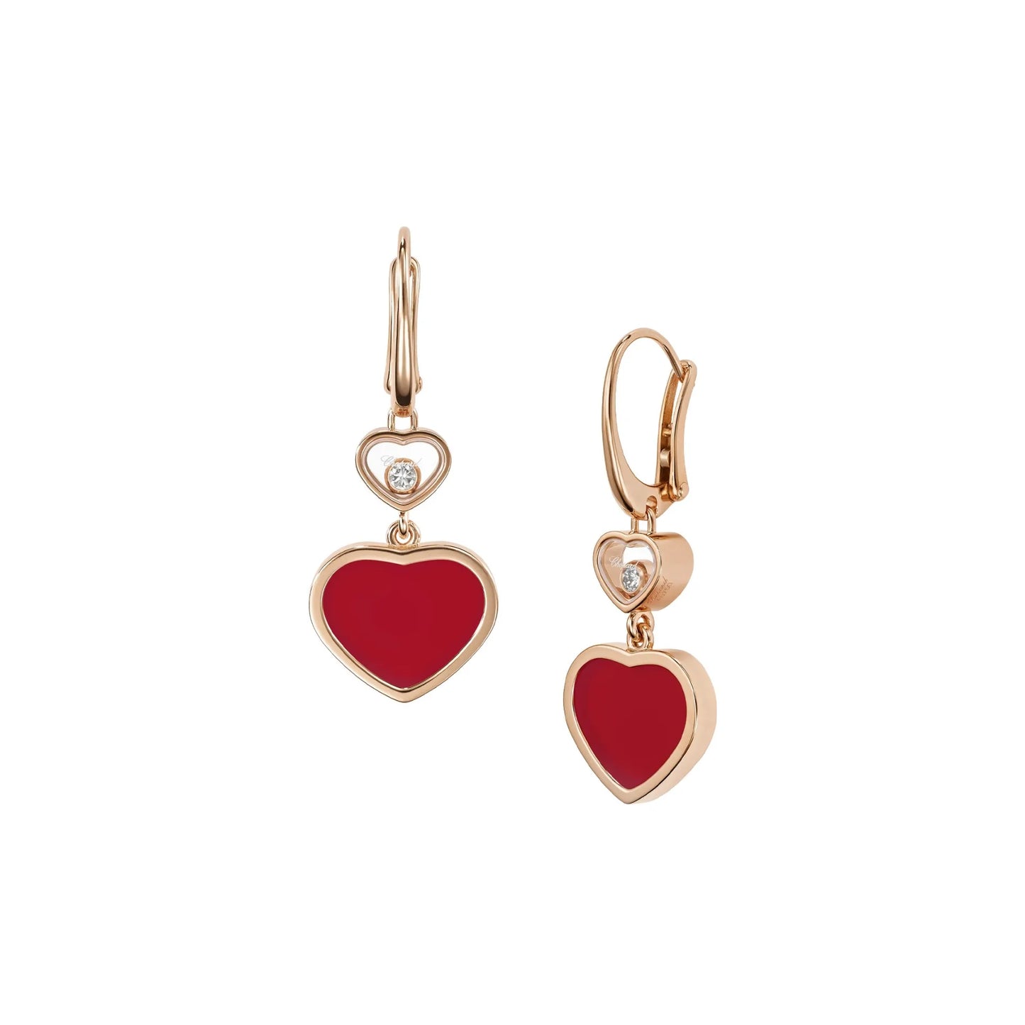 CHOPARD Happy Hearts Drop Earrings 2025