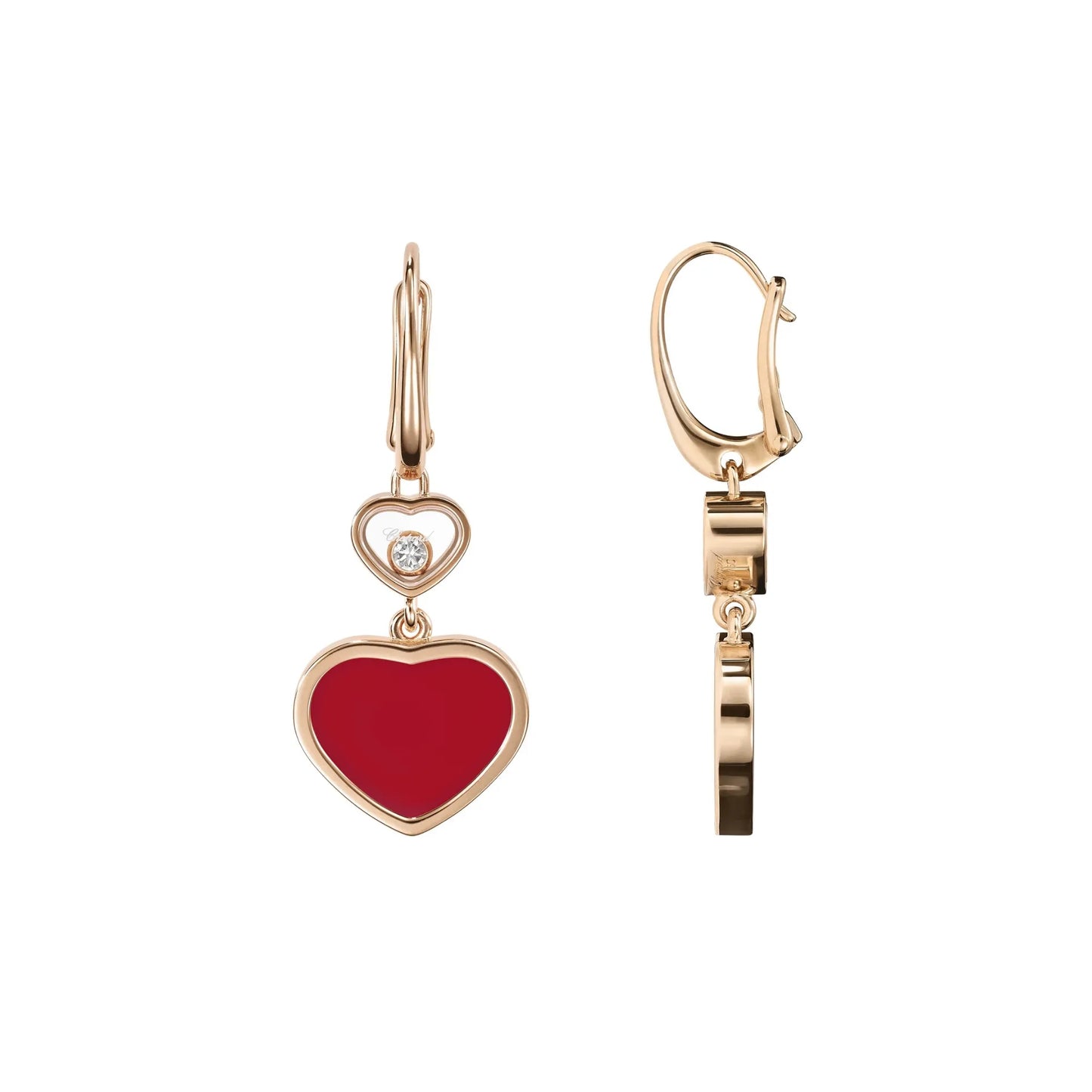 CHOPARD Happy Hearts Drop Earrings 2025