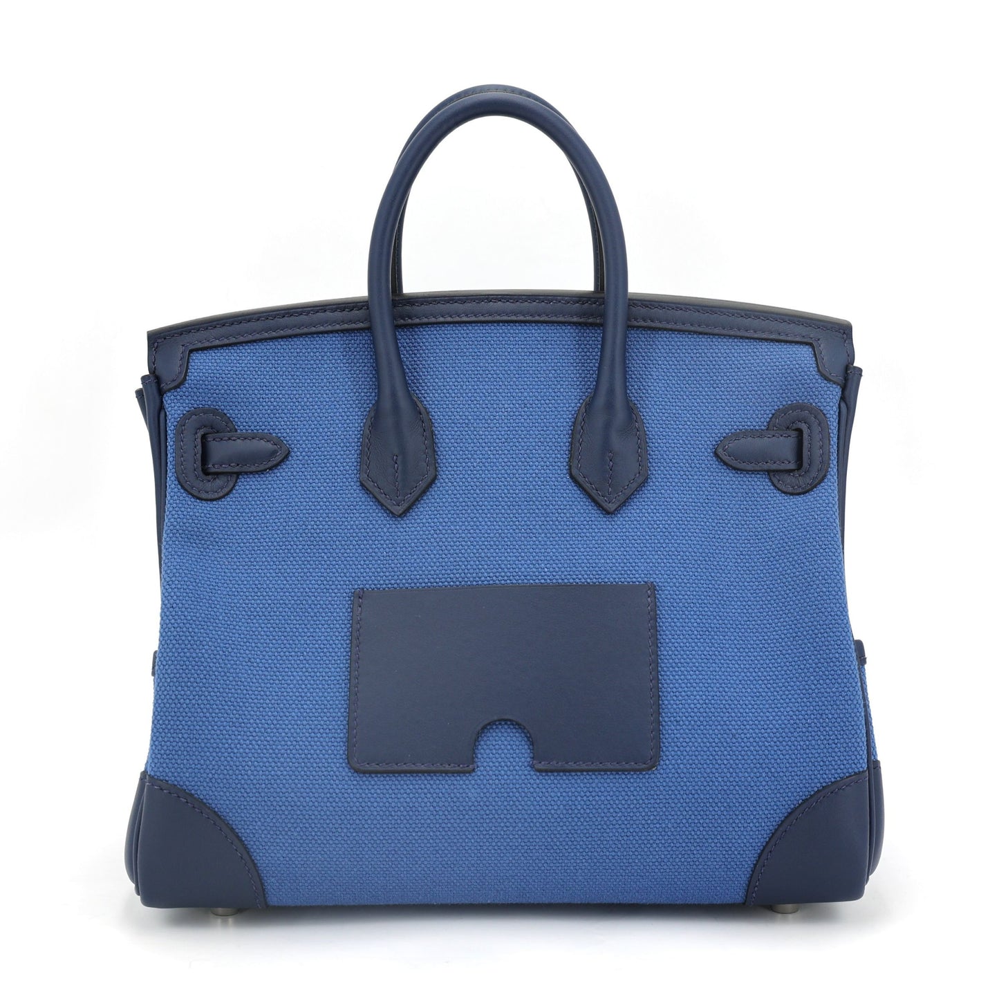 HERMÈS Limited Edition Birkin Cargo 25 Bleu Egee Toile Goeland canvas Swift Palladium hardware K (2025)