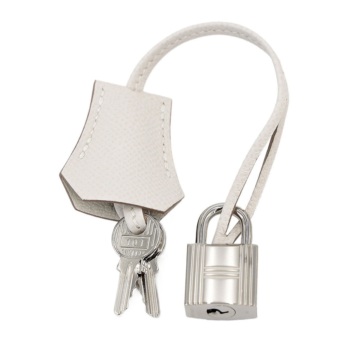 HERMÈS Kelly 25 Sellier Gris Pale (M4) Epsom Palladium hardware B (2023)