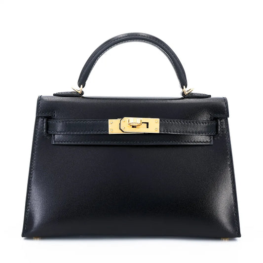 HERMÈS Mini Kelly II Black (89) (2020)