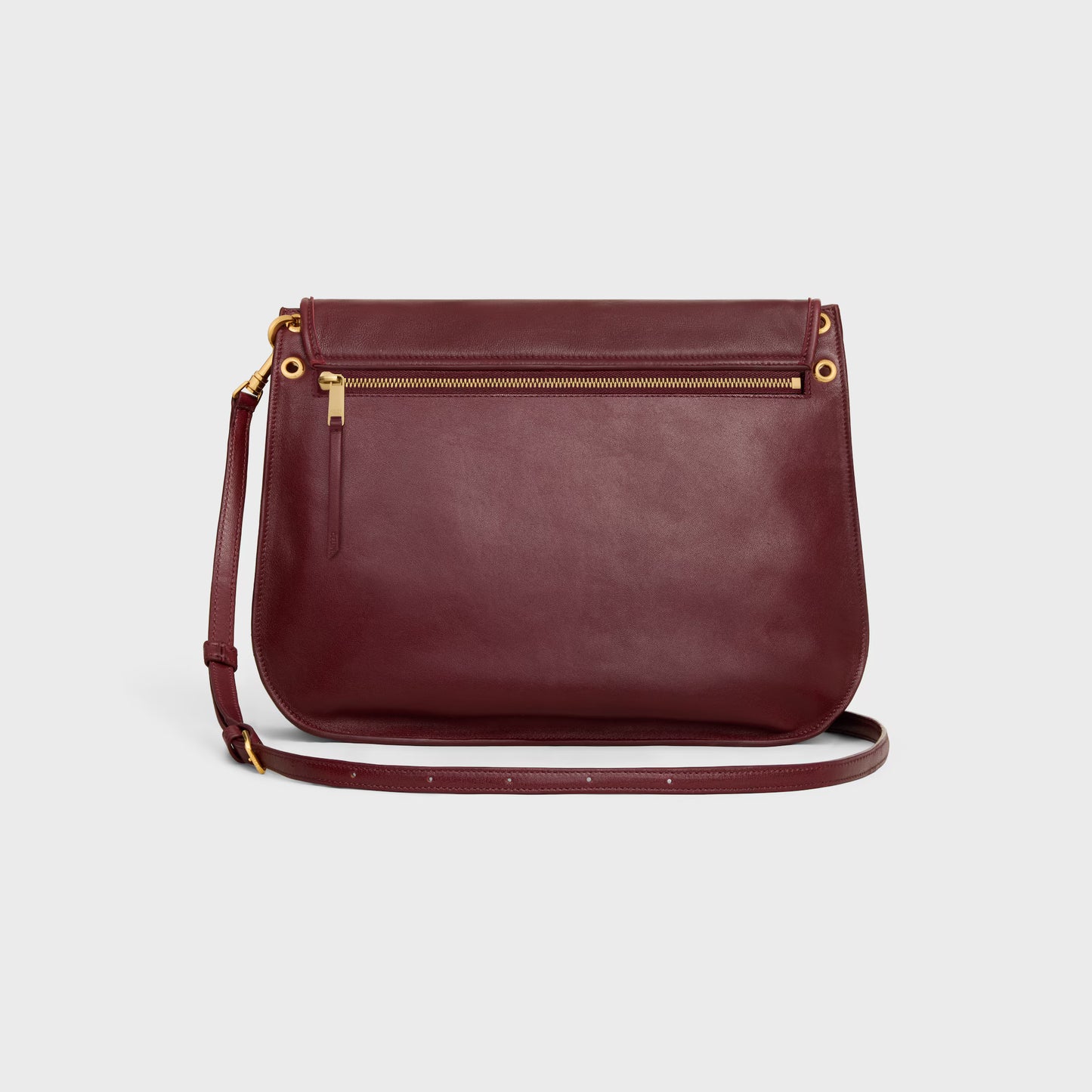 Celine SOFT TRIOMPHE BESACE IN SUPPLE SHINY LAMBSKIN 2025