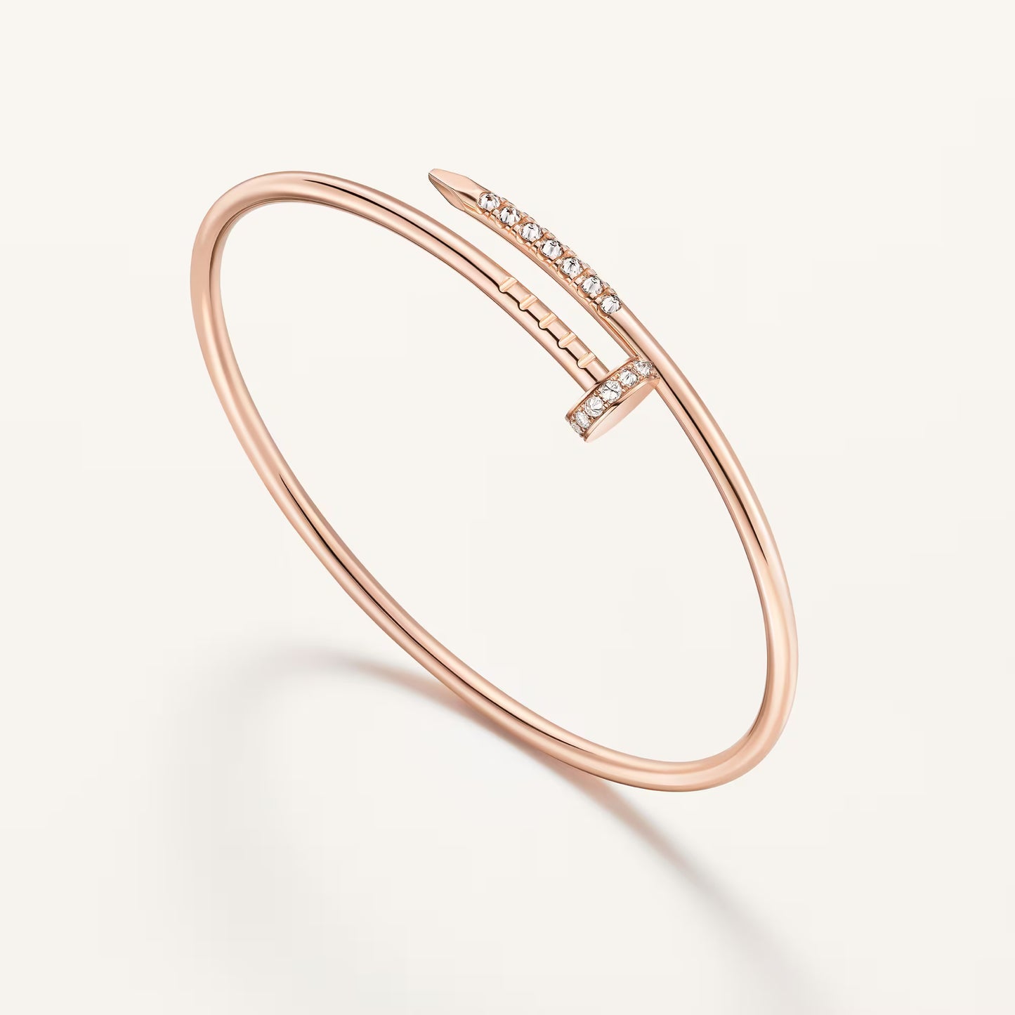 Cartier Juste un Clou bracelet, small model, reverse-set diamonds 2025