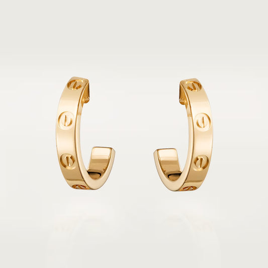 Cartier LOVE hoop earrings, small model 2025