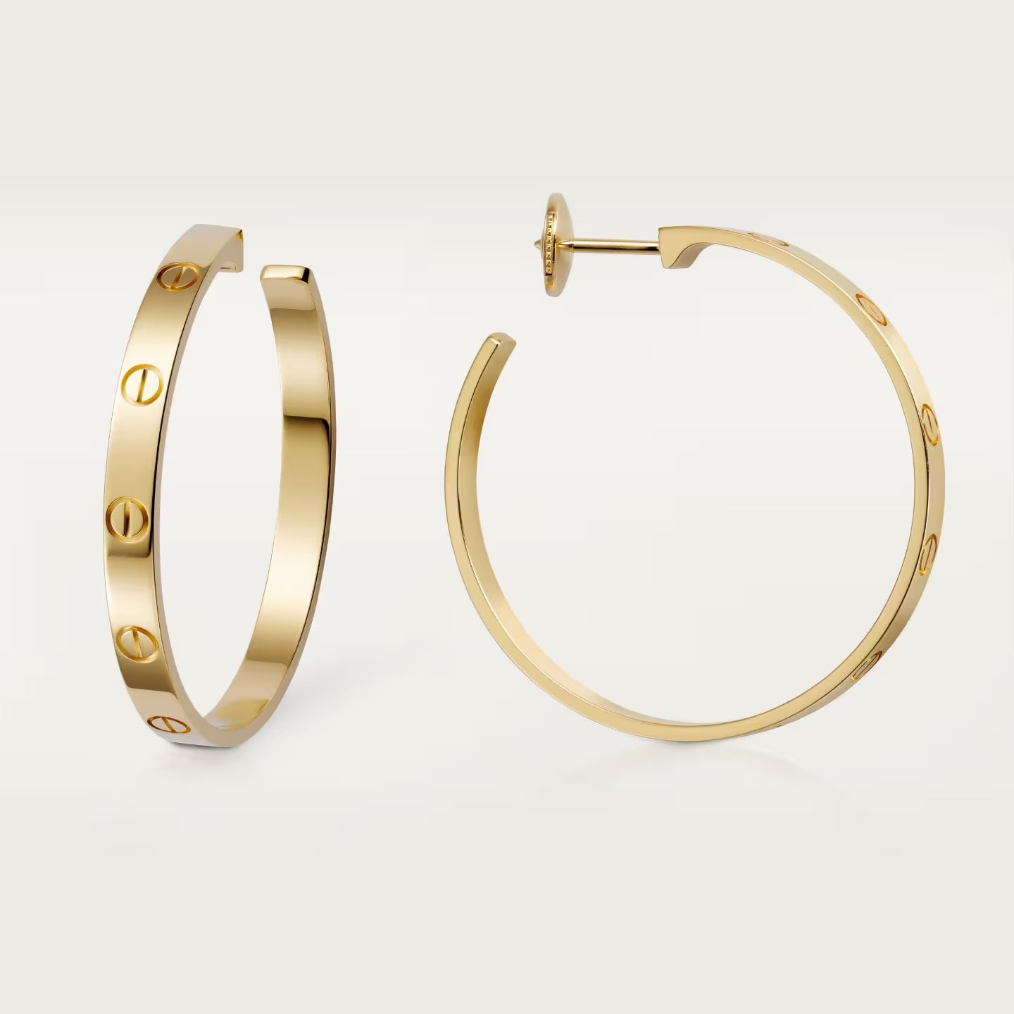 Cartier LOVE hoop earrings, large model 2025