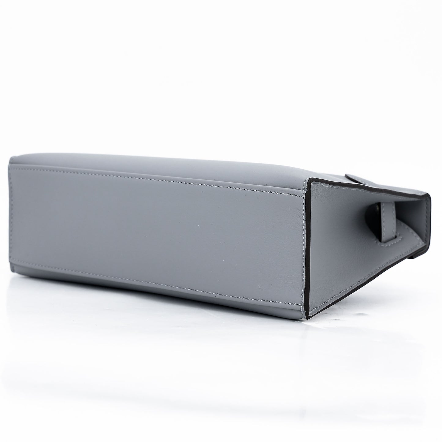 HERMÈS Kelly Pochette Gris Pantin (P0) Swift Palladium hardware K (2025)