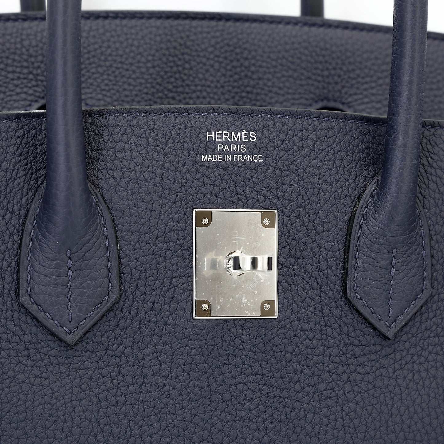 HERMÈS Birkin 35 Bleu Nuit (2Z) Togo Palladium hardware K (2025)