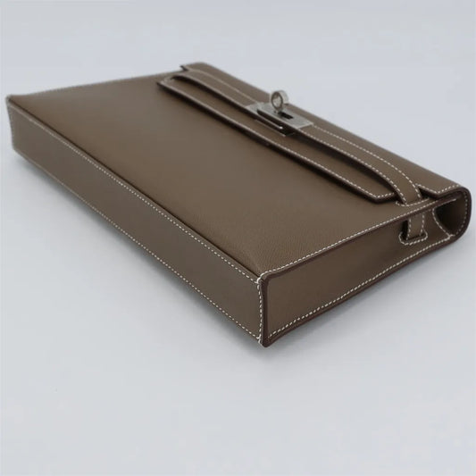 HERMÈS Kelly Elan Etoupe (18) Madame Palladium (2024)