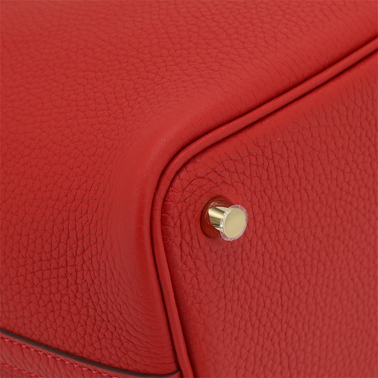 HERMÈS Picotin Lock PM Vermillon (5E) Clemence Gold hardware W (2024)