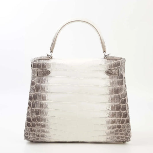 HERMÈS Kelly 32 Himalaya Matte Niloticus Crocodile Palladium (2022)