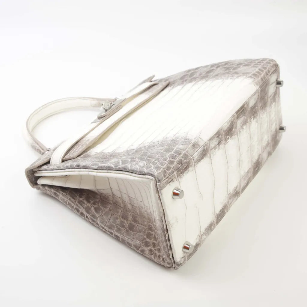 HERMÈS Kelly 32 Himalaya Matte Niloticus Crocodile Palladium (2022)