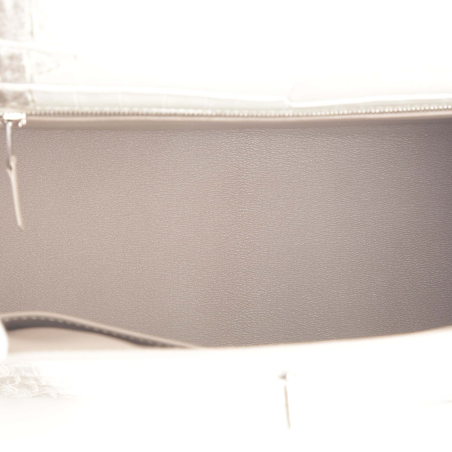 HERMÈS Kelly 28 Himalaya Matte Niloticus Crocodile Palladium hardware Z (2021)