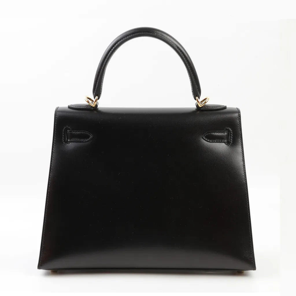 HERMÈS Kelly 25 Sellier Black (89) (2023)