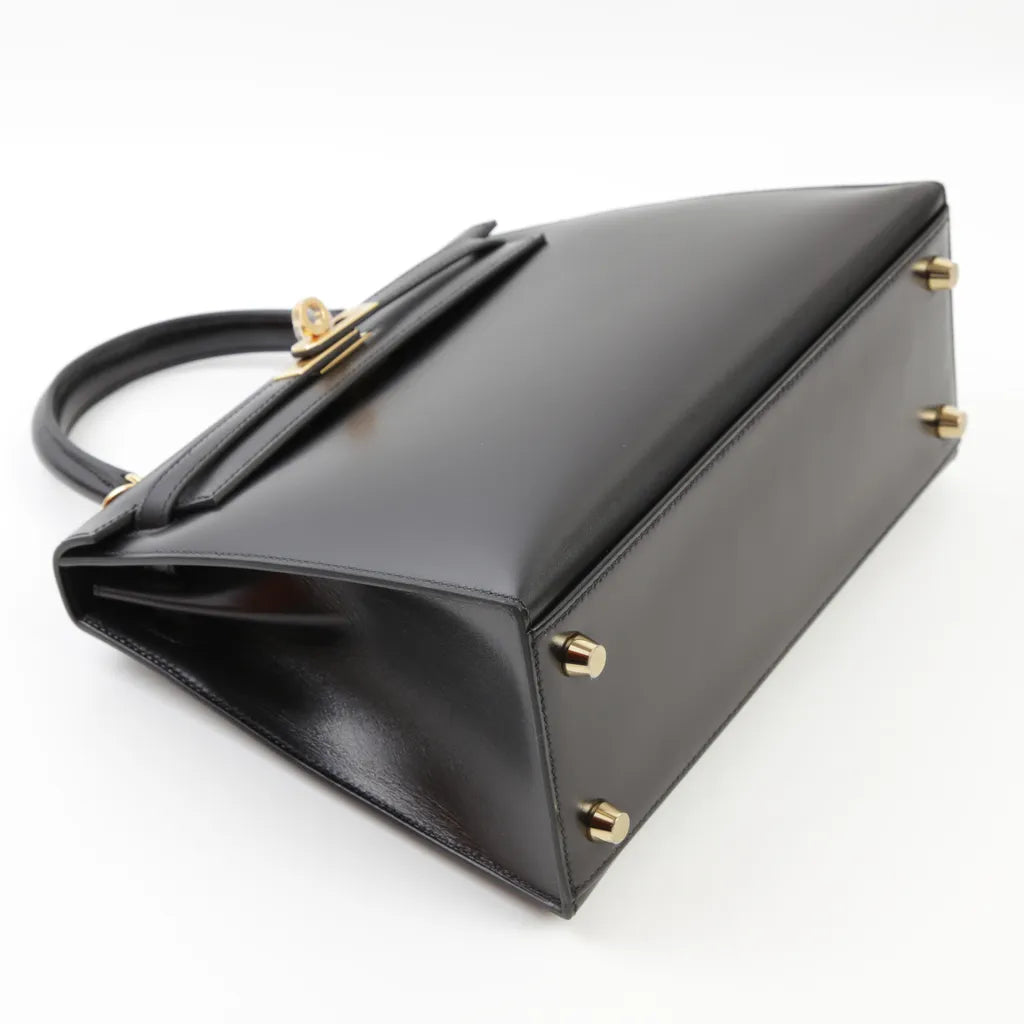 HERMÈS Kelly 25 Sellier Black (89) (2023)