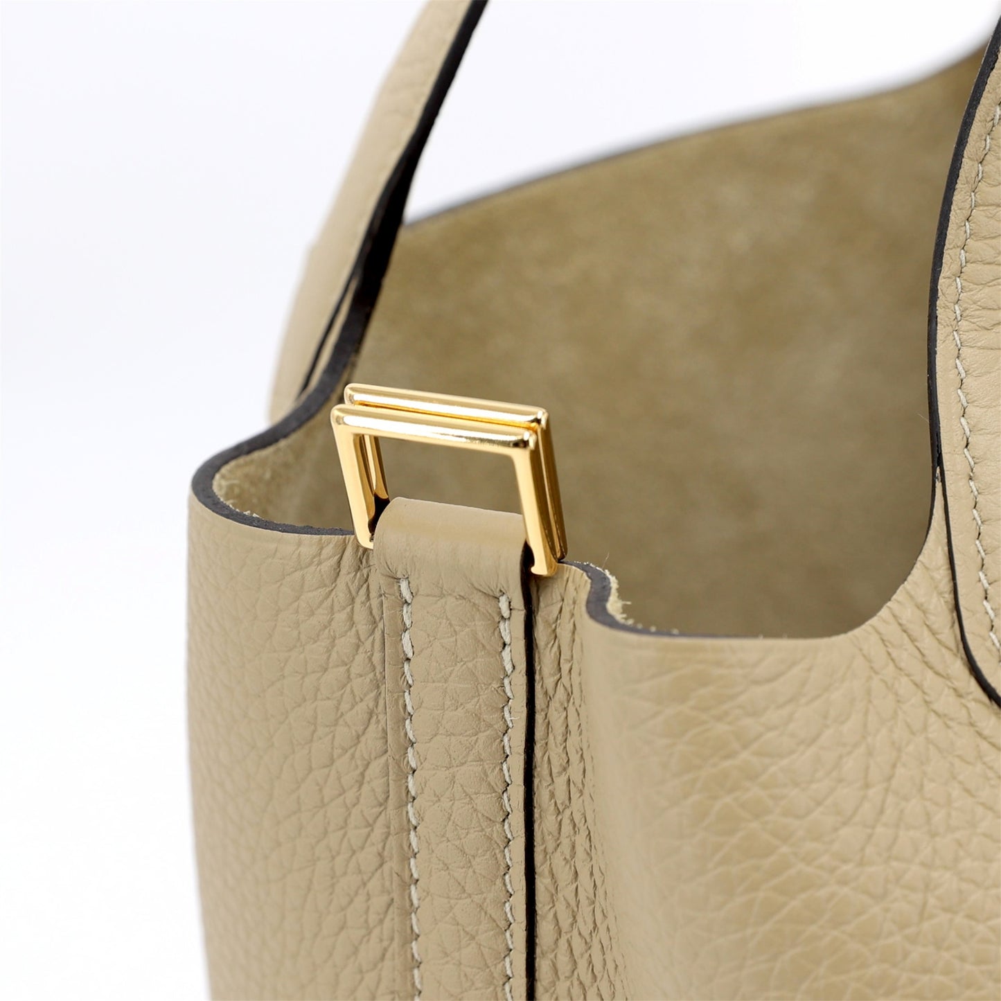 HERMÈS Picotin Lock PM Trench (S2) Clemence Gold hardware K (2025)