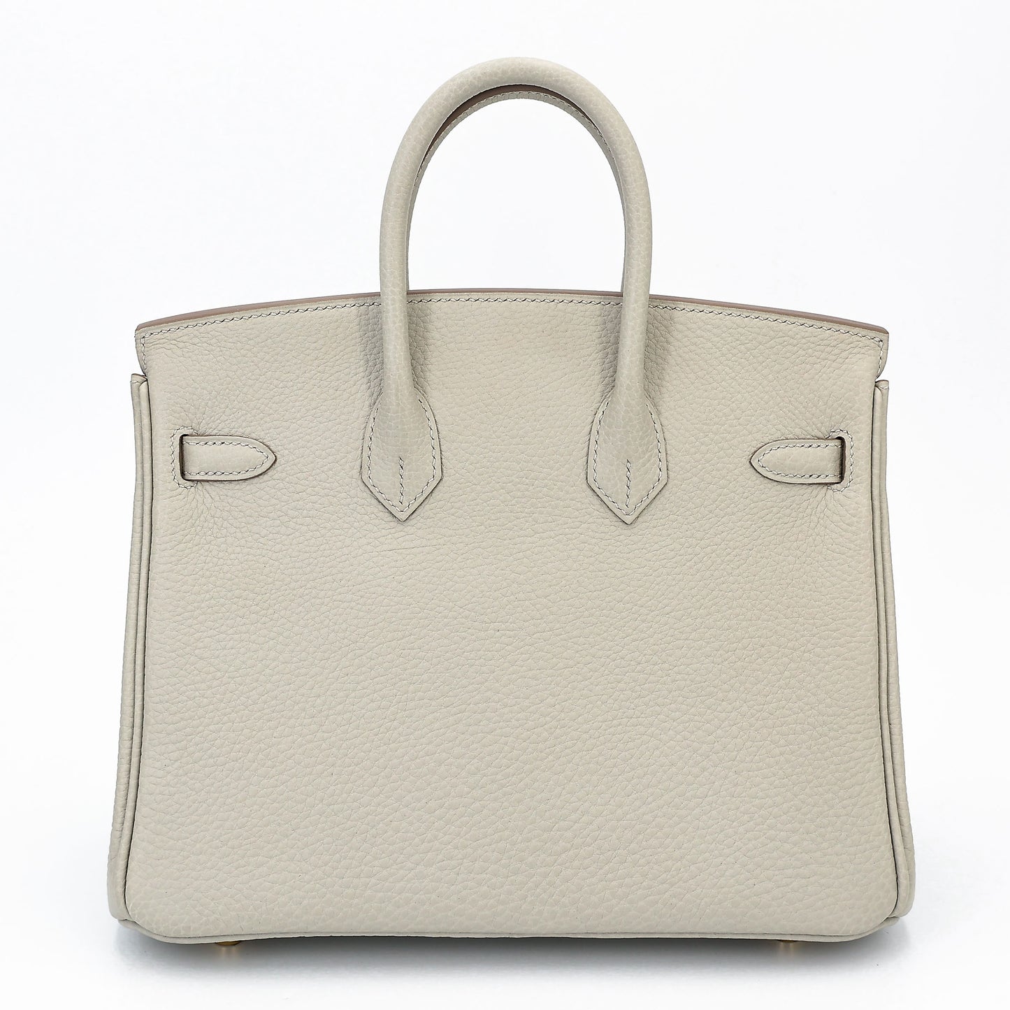 HERMÈS Birkin 25 Gris Perle (80) Togo Gold hardware W (2024)
