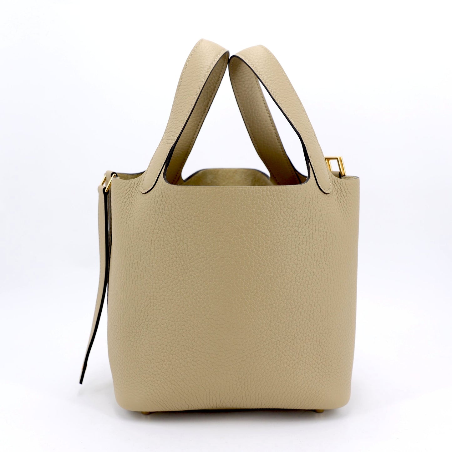 HERMÈS Picotin Lock PM Trench (S2) Clemence Gold hardware K (2025)