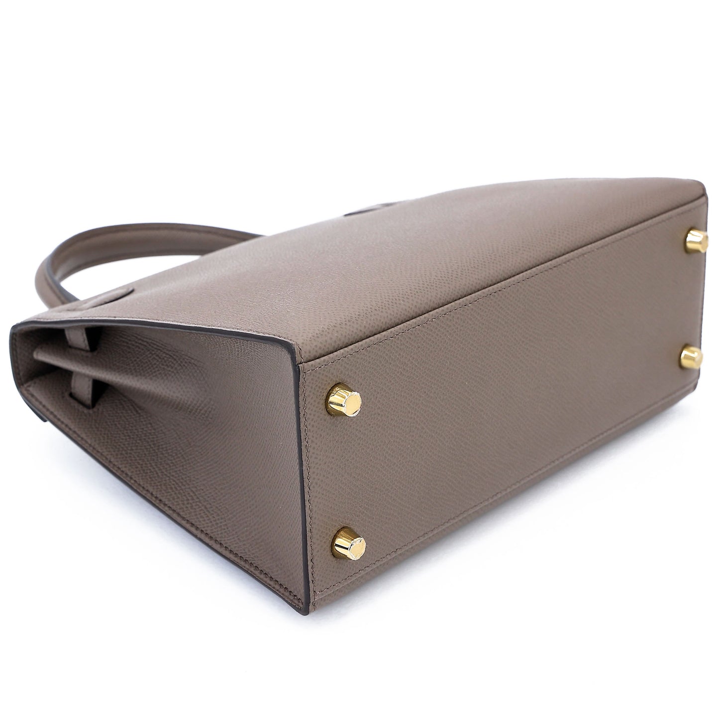 HERMÈS Kelly 25 Sellier Etain (8F) Epsom Gold hardware K (2025)