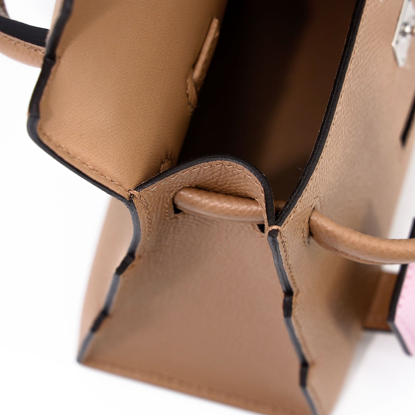 HERMÈS Limited Edition Kelly Doll Picto Chai (0M) Mauve Sylvestre (X9) Celeste (7N) Terre Battue (R1) Epsom Palladium hardware B (2023)