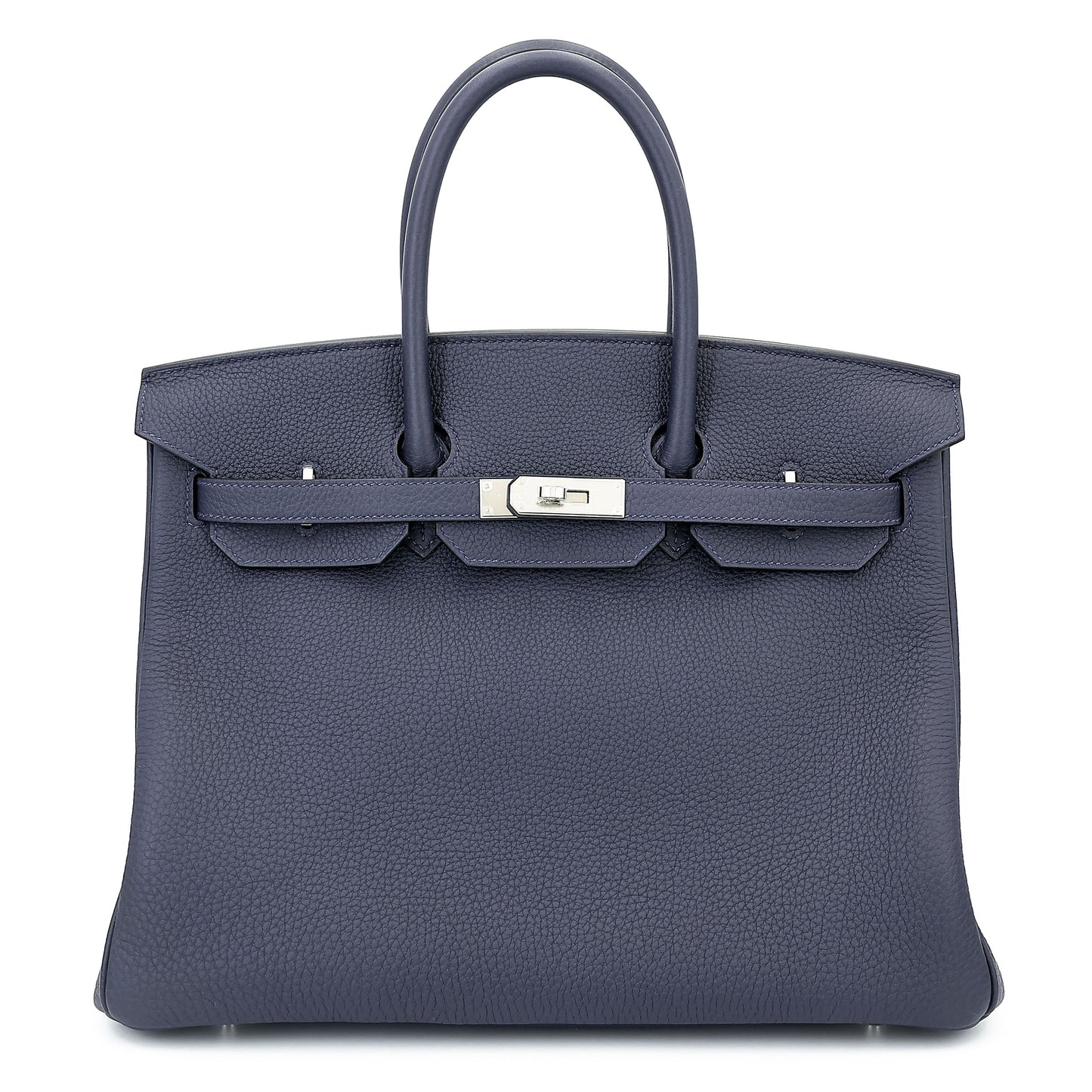 HERMÈS Birkin 35 Bleu Nuit (2Z) Togo Palladium hardware K (2025)