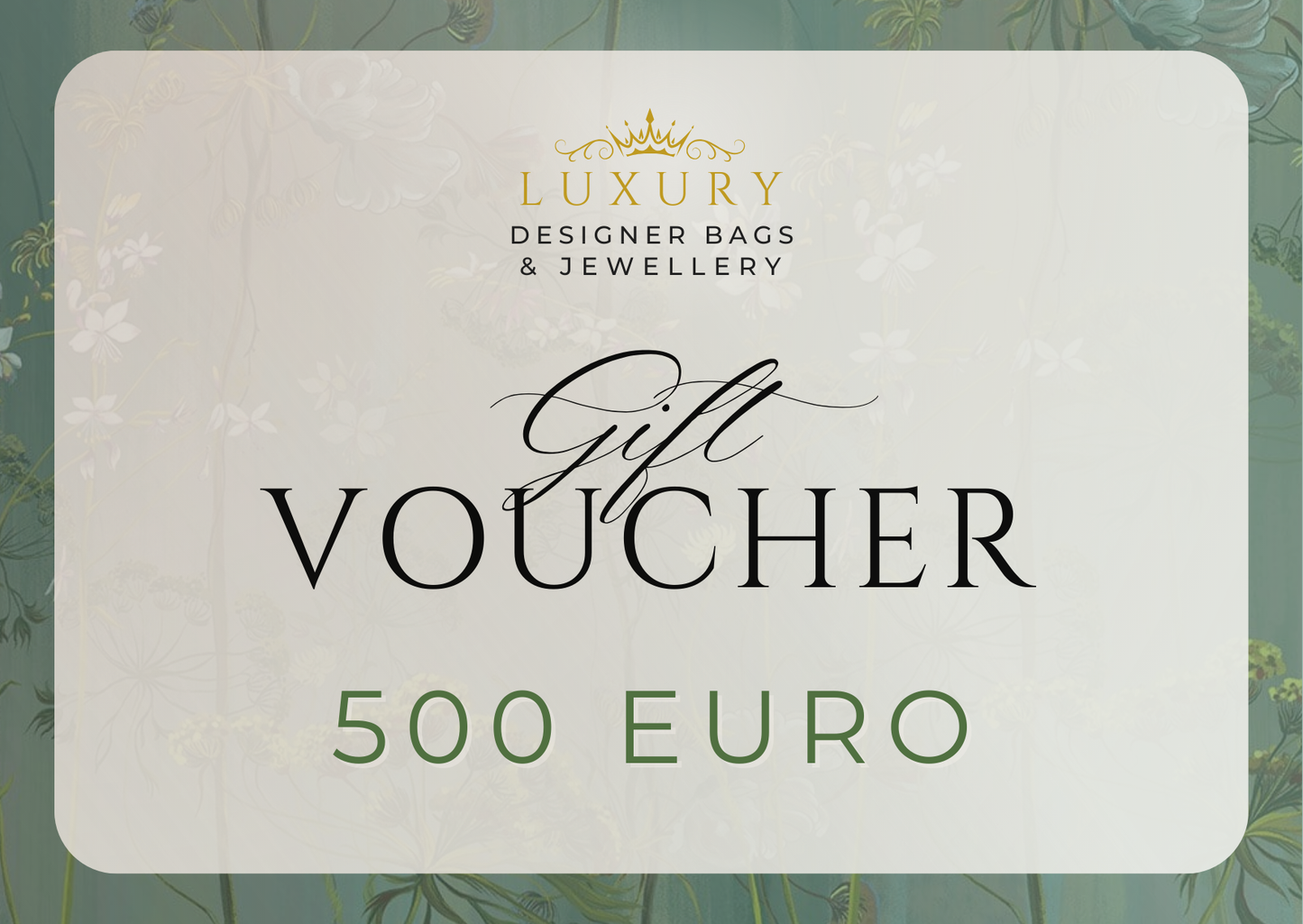 Luxury Bags & Jewellery Gift Card | Voucher (Digital Only)