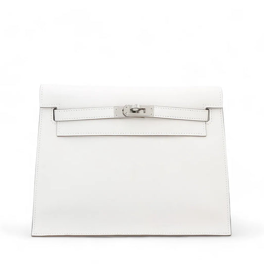 HERMÈS Kelly Danse Gris Pale (M4) Swift Palladium hardware W (2024)