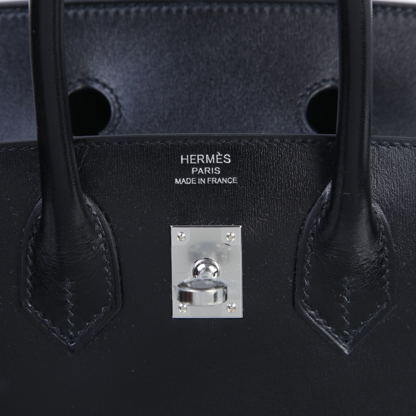HERMÈS Birkin 25 Black (89) Box-calf Palladium hardware K (2025)