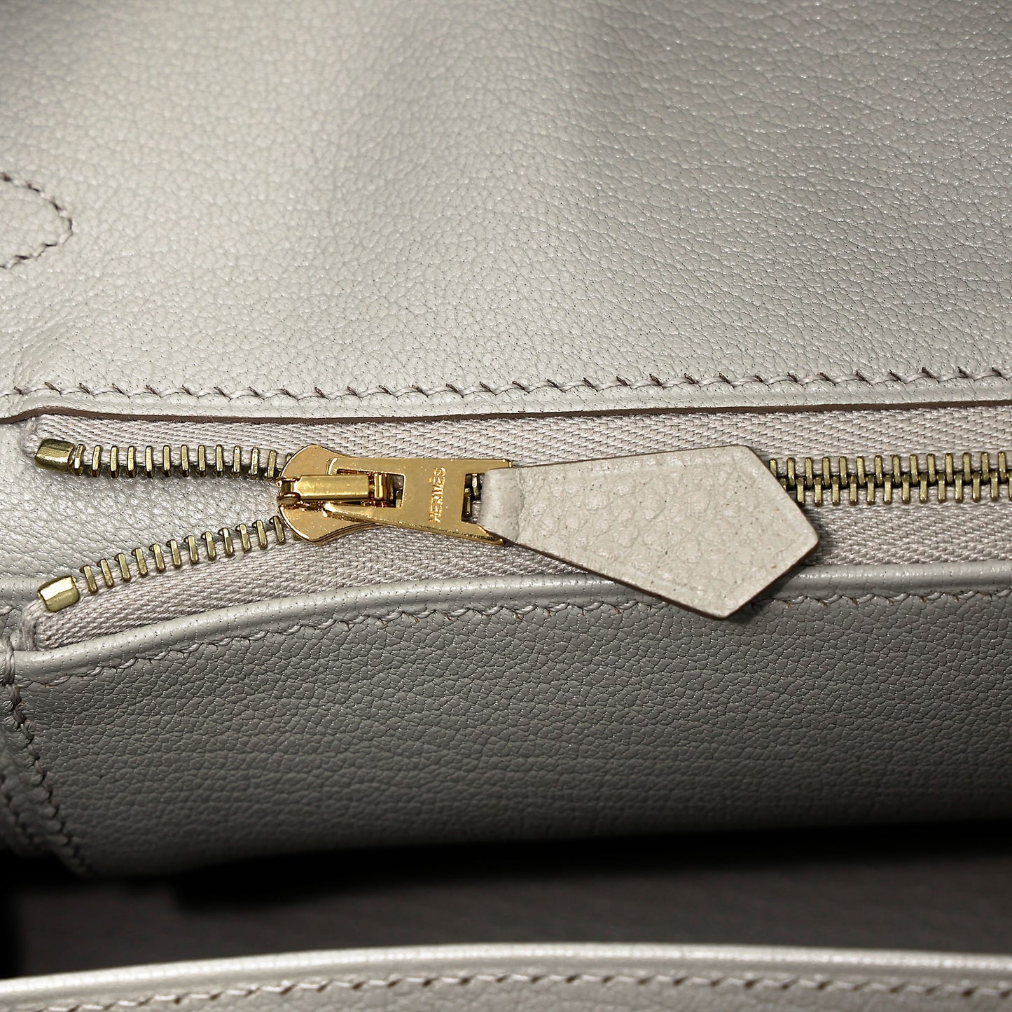 HERMÈS Birkin 25 Gris Perle (80) Togo Gold hardware W (2024)