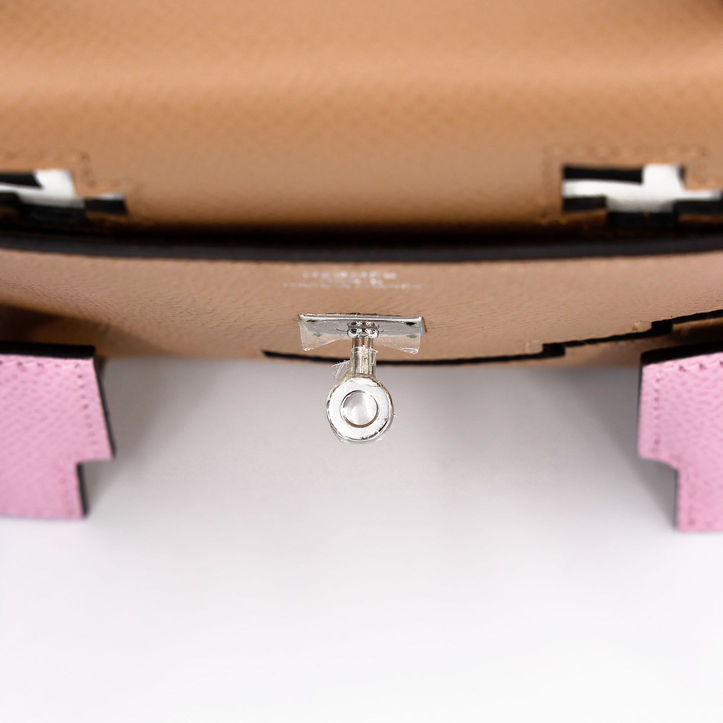 HERMÈS Limited Edition Kelly Doll Picto Chai (0M) Mauve Sylvestre (X9) Celeste (7N) Terre Battue (R1) Epsom Palladium hardware B (2023)