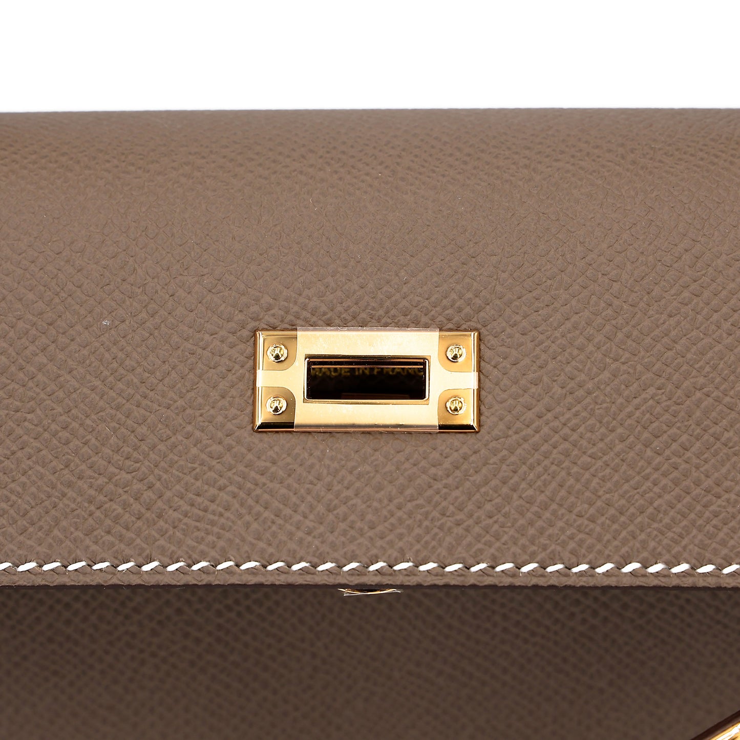 HERMÈS Kelly 25 Sellier Etoupe (18) Epsom Gold hardware K (2025)